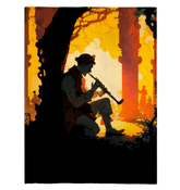 Music Oasis Sherpa Blanket - Beyond T-shirts